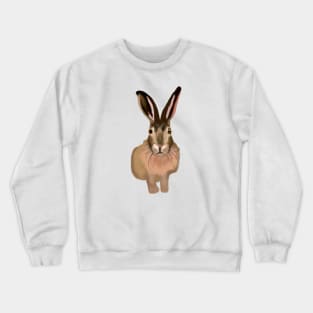 Cute Hare Drawing Crewneck Sweatshirt